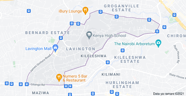 Lavington map