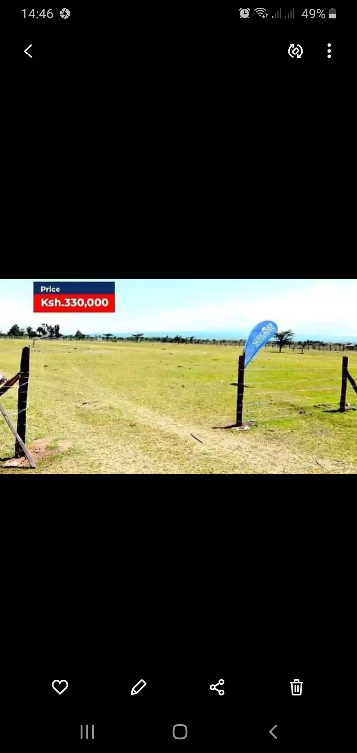 Land for sale along nyeri nyahururu road in nyeri laikipia Image