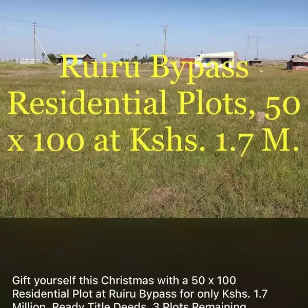 land for sale in Ruiru Eastern bypass kamakis Image