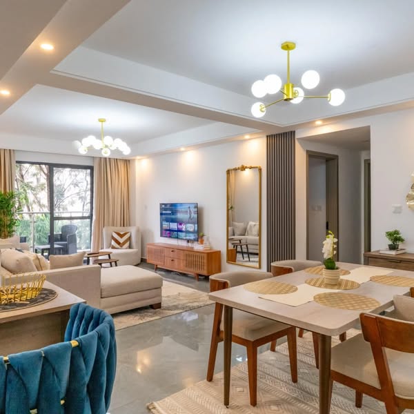2 bedroom fully furnished apartment to let located in the riverside drive