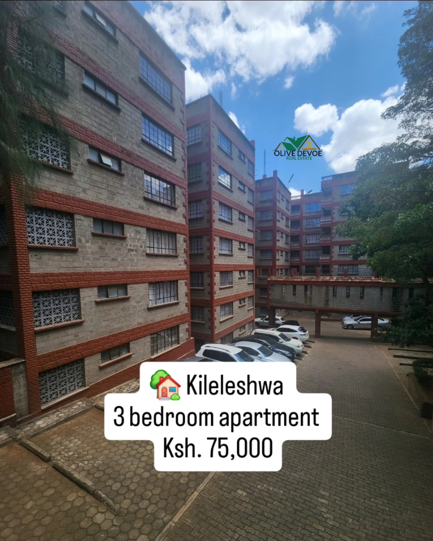 3 bedroom apartment for rent in Kileleshwa