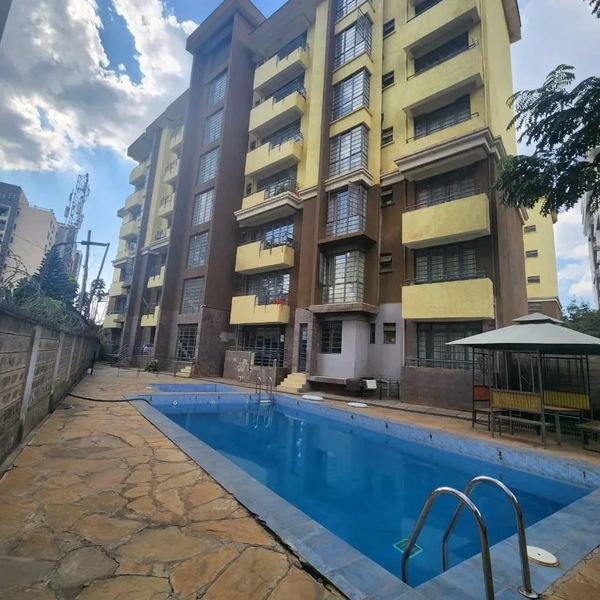 3 bedroom apartment plus dsq for rent in Kileleshwa.