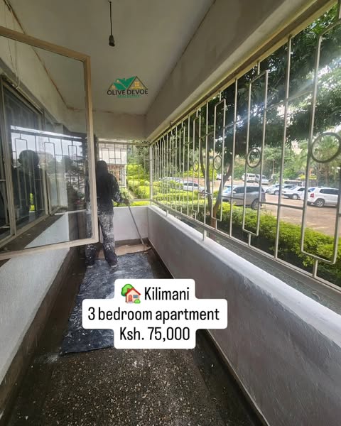 3 bedroom apartment to let in Kilimani