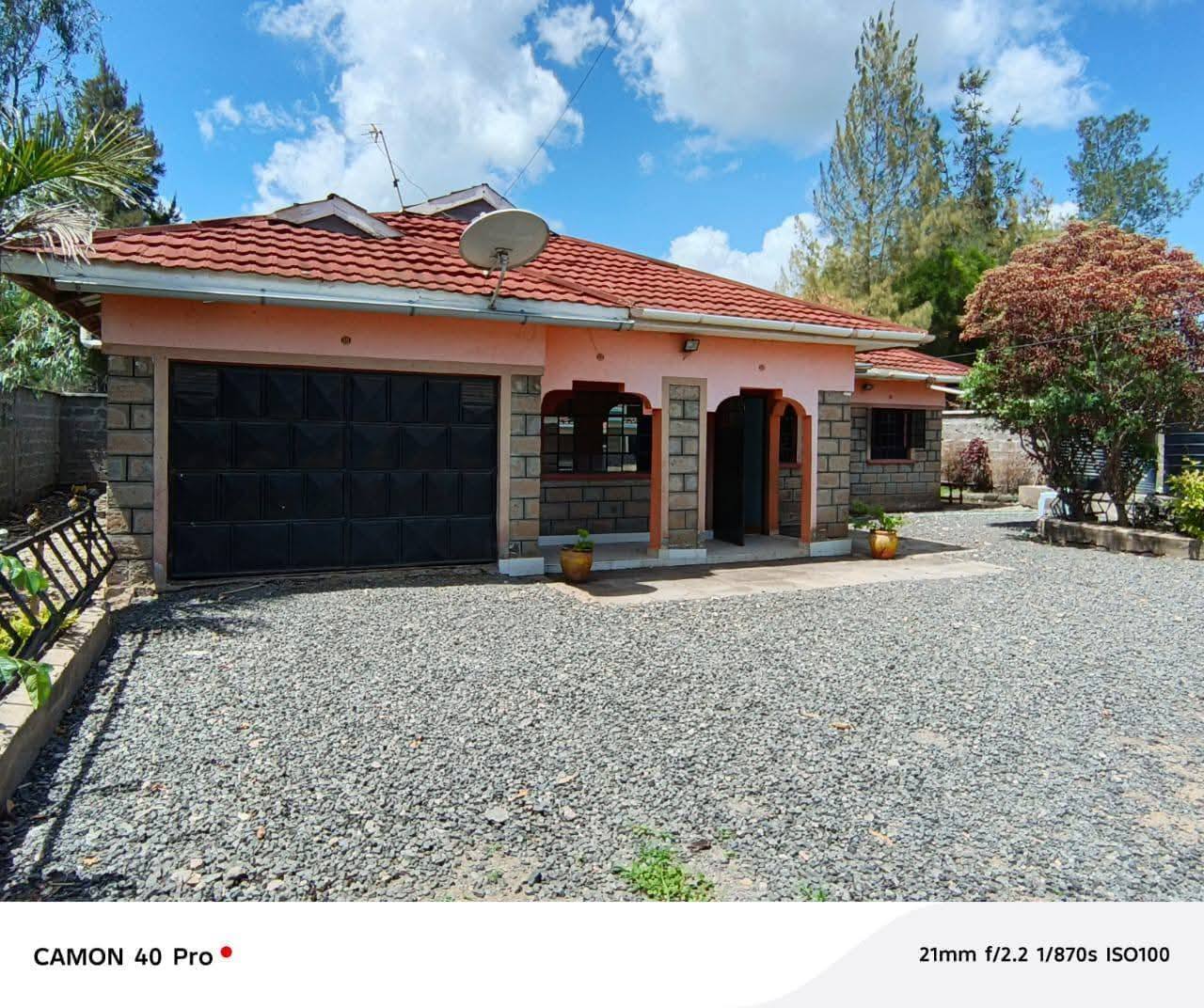 3 Bedroom  bungalow own compound master En-suite to let in syokimau along tarmac road Image