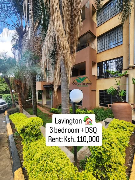 3 bedroom + dsq apartment to let in Lavington