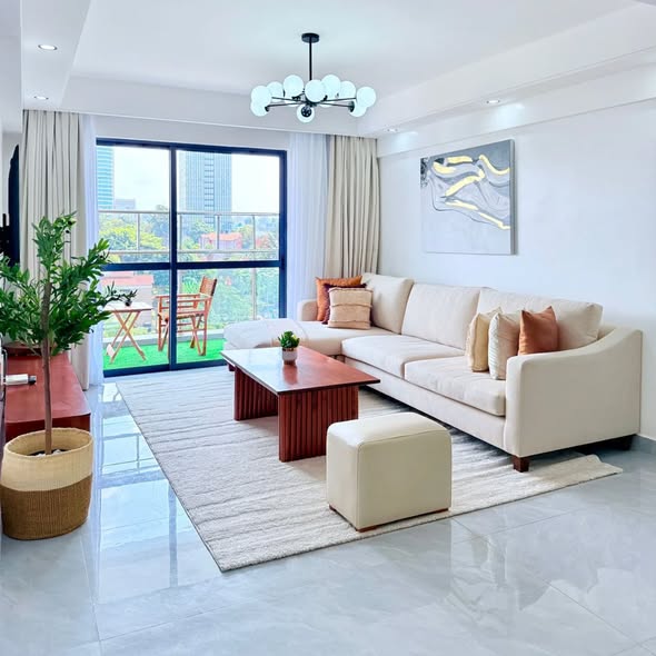 3 Bedroom Furnished Apartment To Let in Westlands