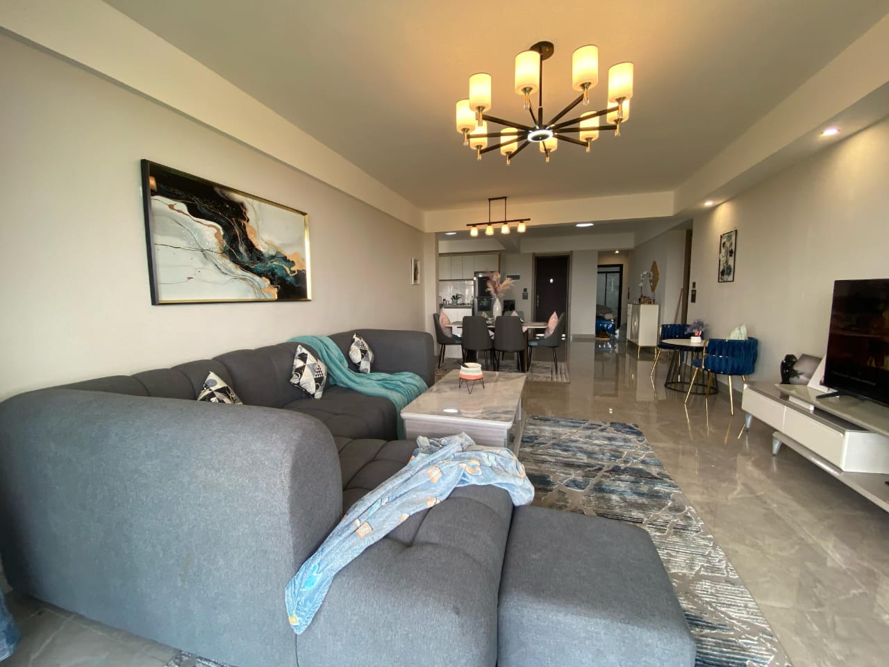 3 bedroom apartment with a view of the Nairobi National Park to let in Syokimau
