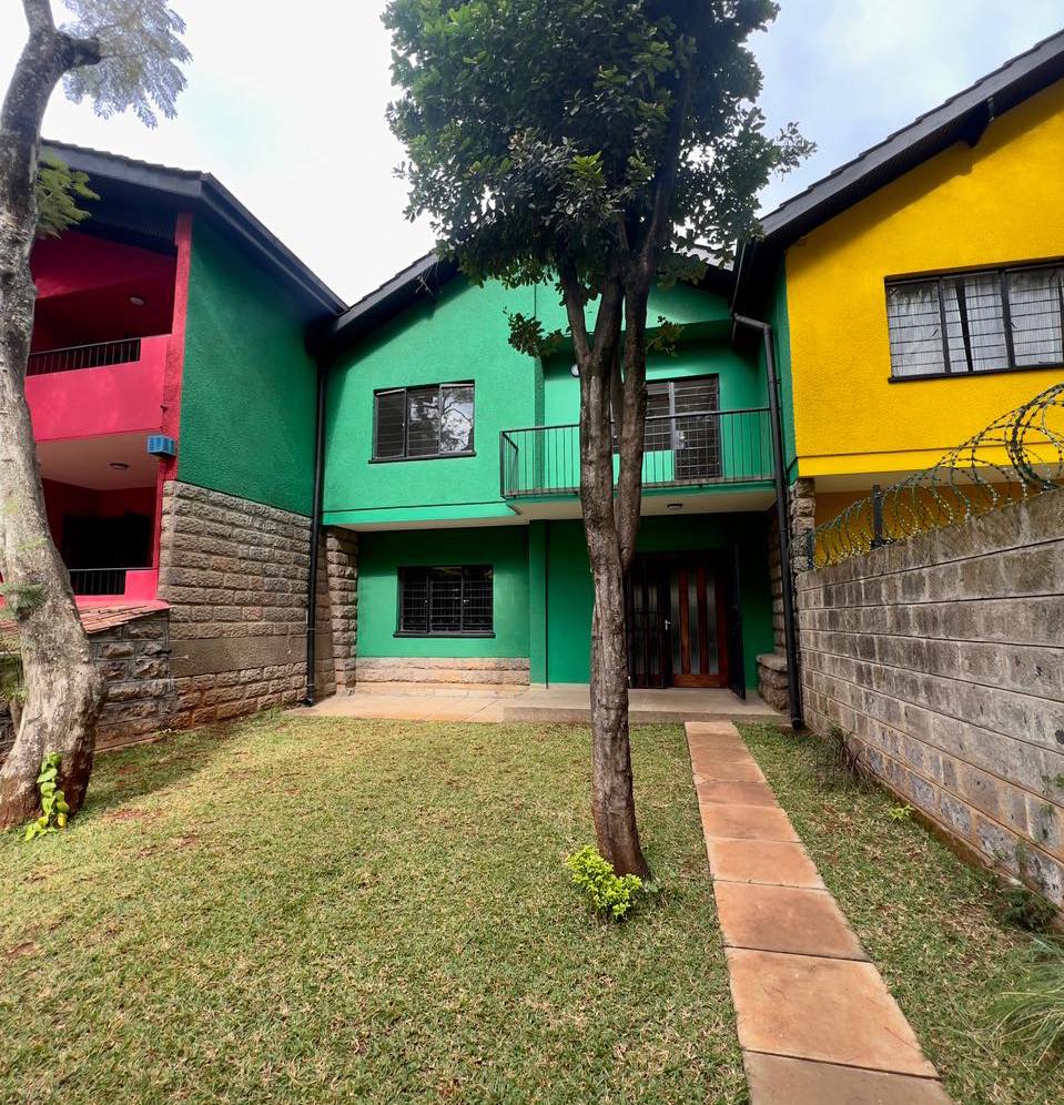 3 bedroom maisonette to let in Kilimani.