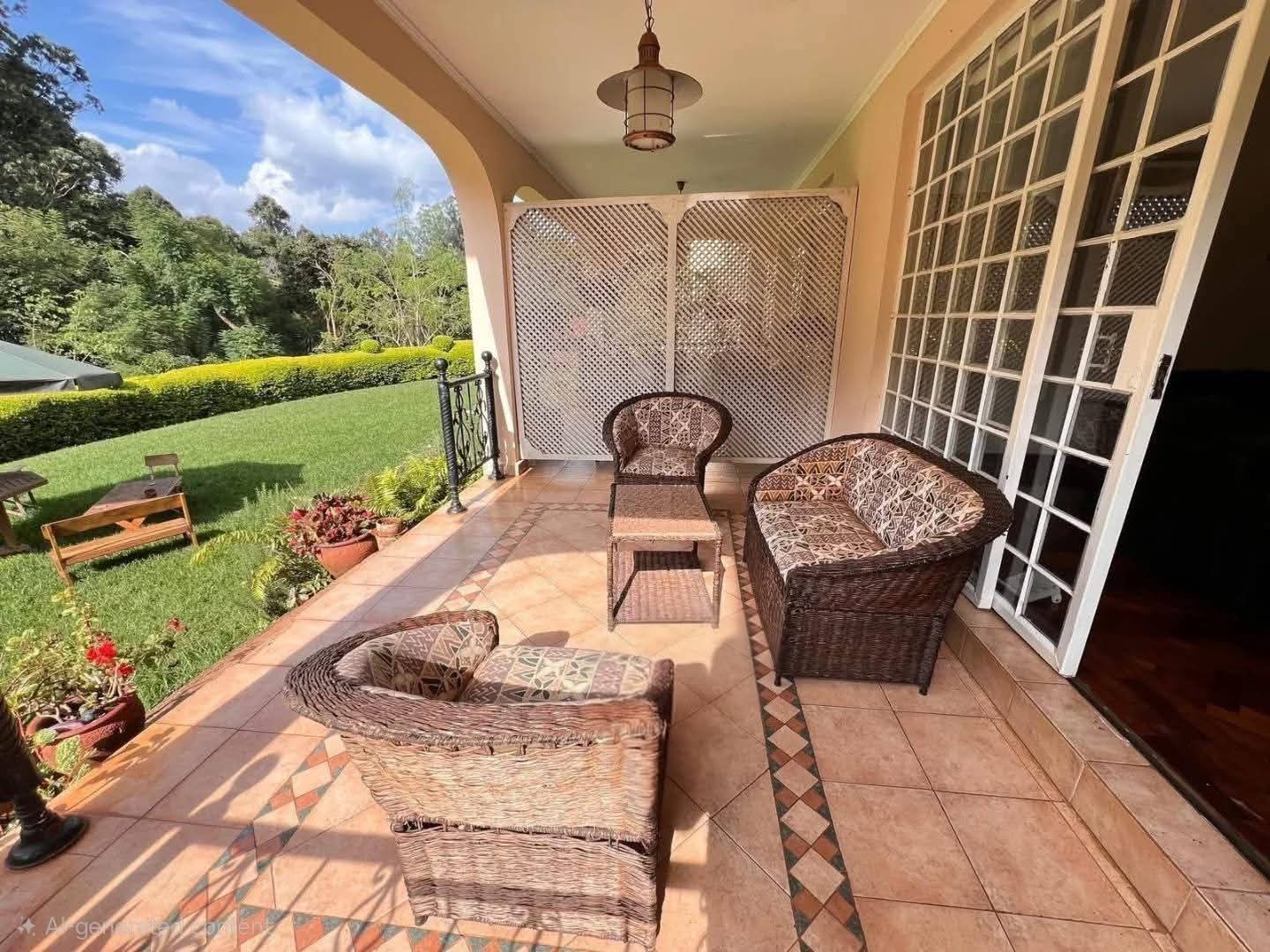 3 bedroom semi furnished apartment for rent in Westlands, Peponi Road Image