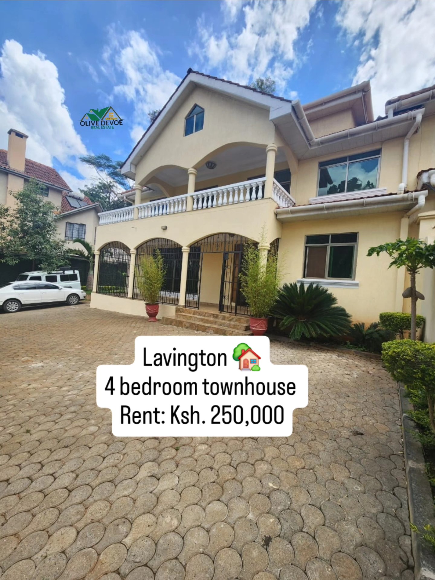 4 bedroom + Dsq townhouse to let in Lavington