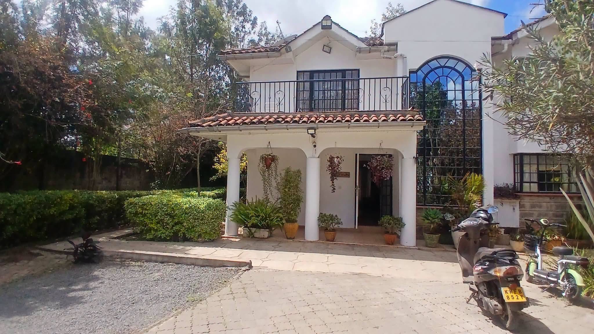 4 bedroom maisonette for rent in karen