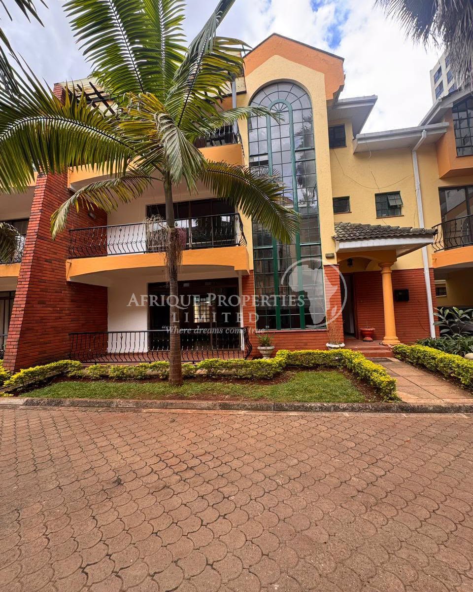 4 bedroom maisonette plus dsq for rent in kileleshwa
