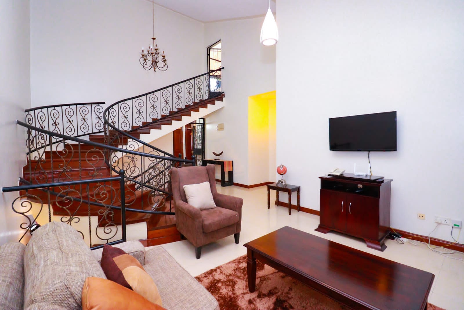 4bedroom townhouse for rent fully furnished in Westlands.