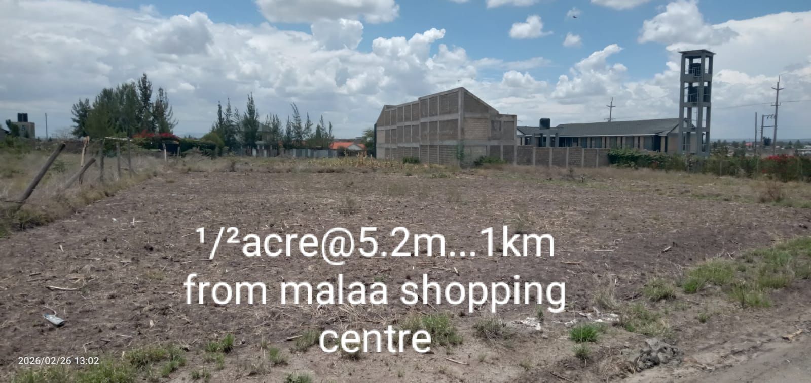 A half an acre plot for sale in Malaa