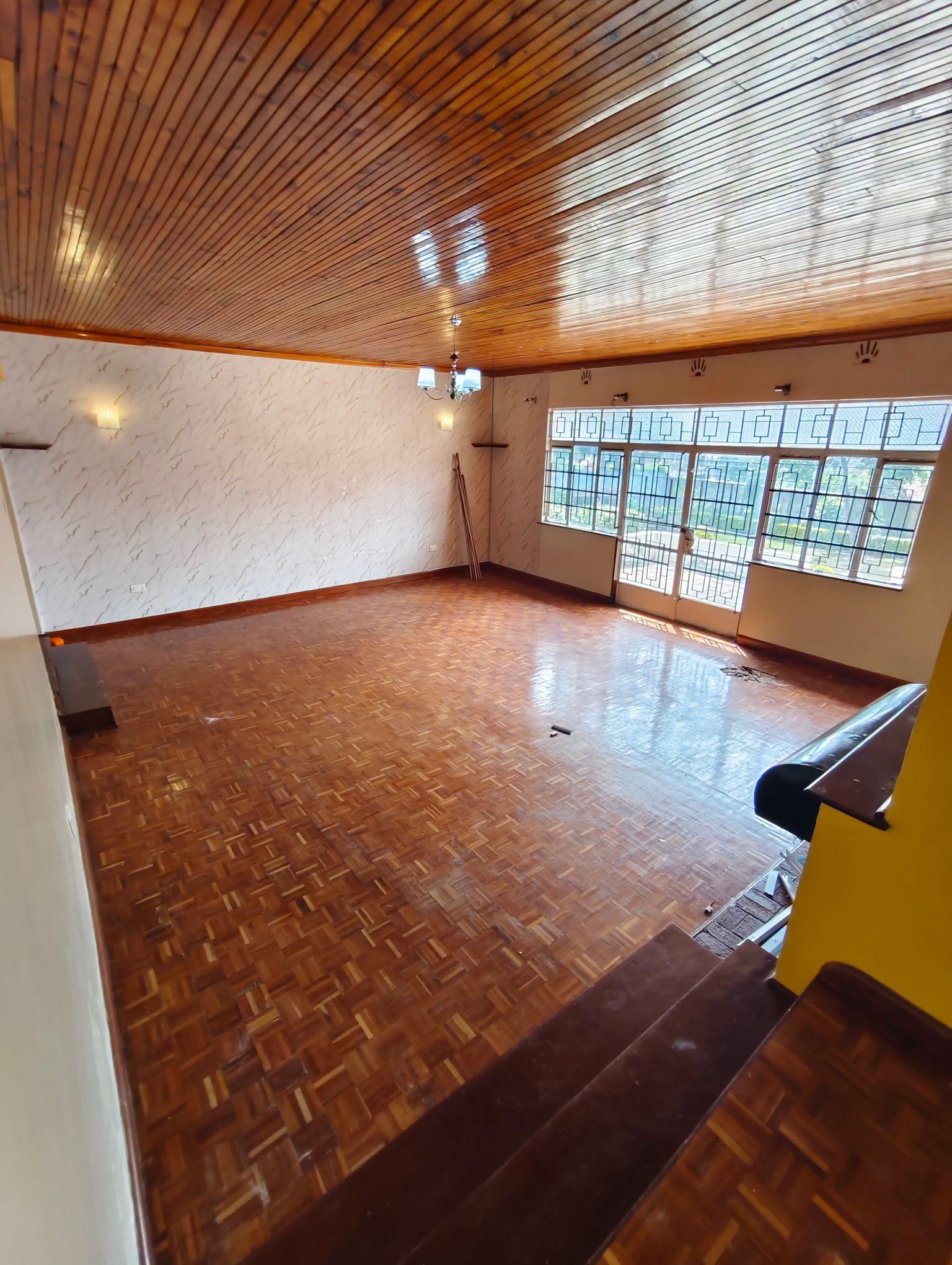 A lovely 4 bedrooms bungalow plus Sq for rent in Ngong Zambia. Image