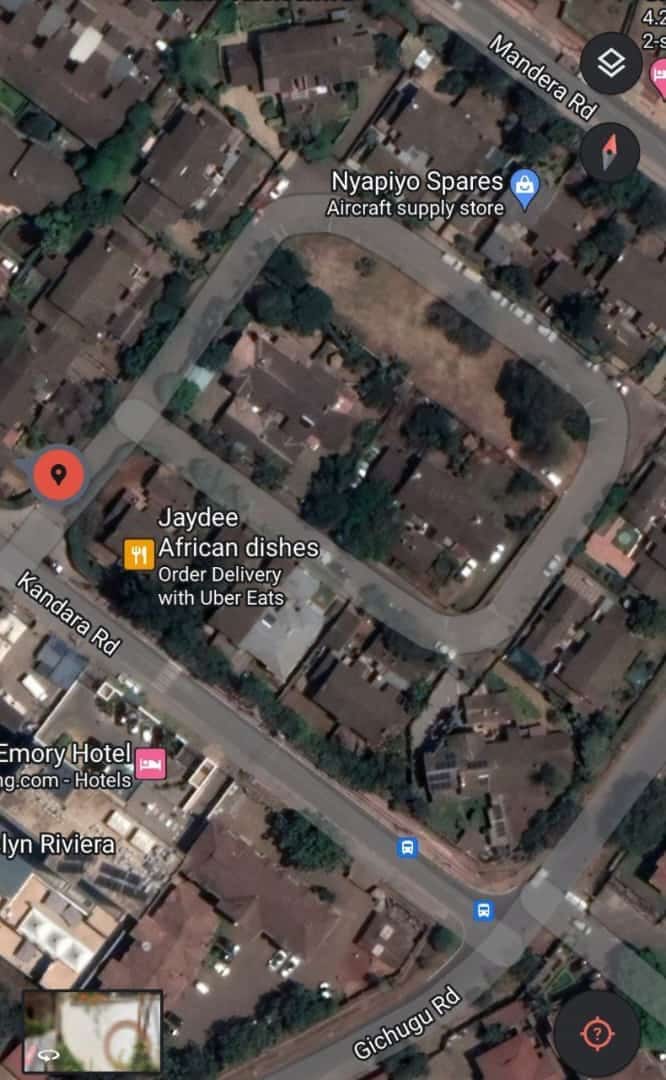 A quarter an acre land for sale in Kileleshwa.