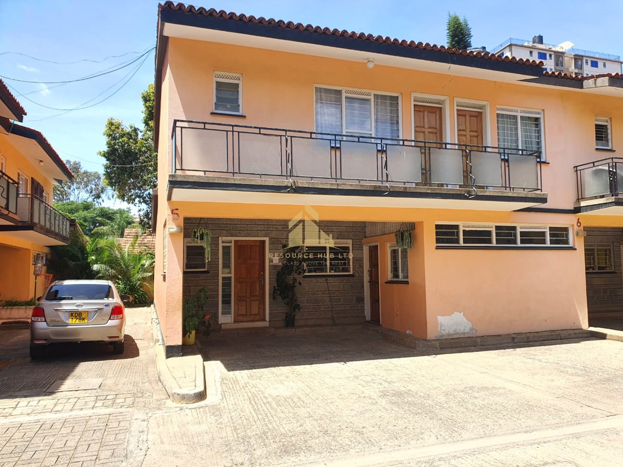 a stunning 3-bedroom double-storey townhouse now available for sale in Kilimani