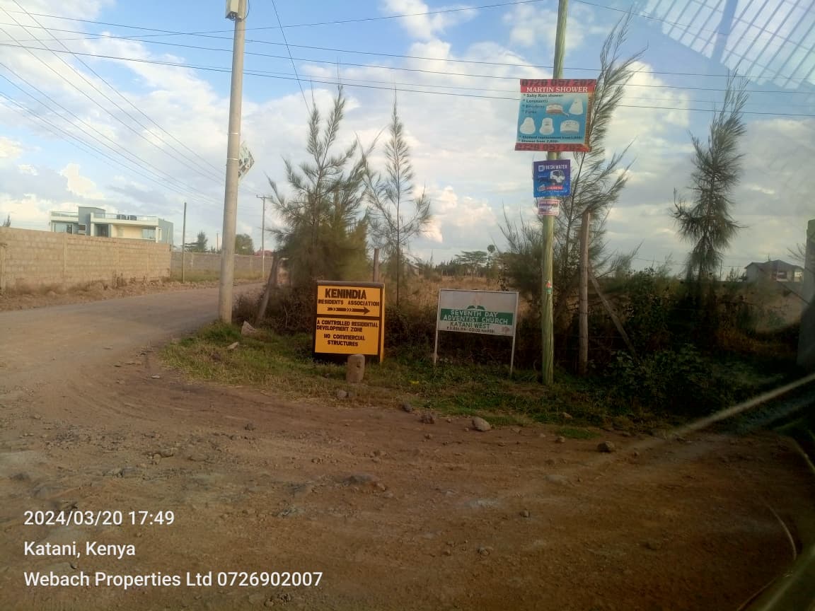 ¼ Acre Plot for Sale in Katani (Kenindia Court, Shangilia Area)