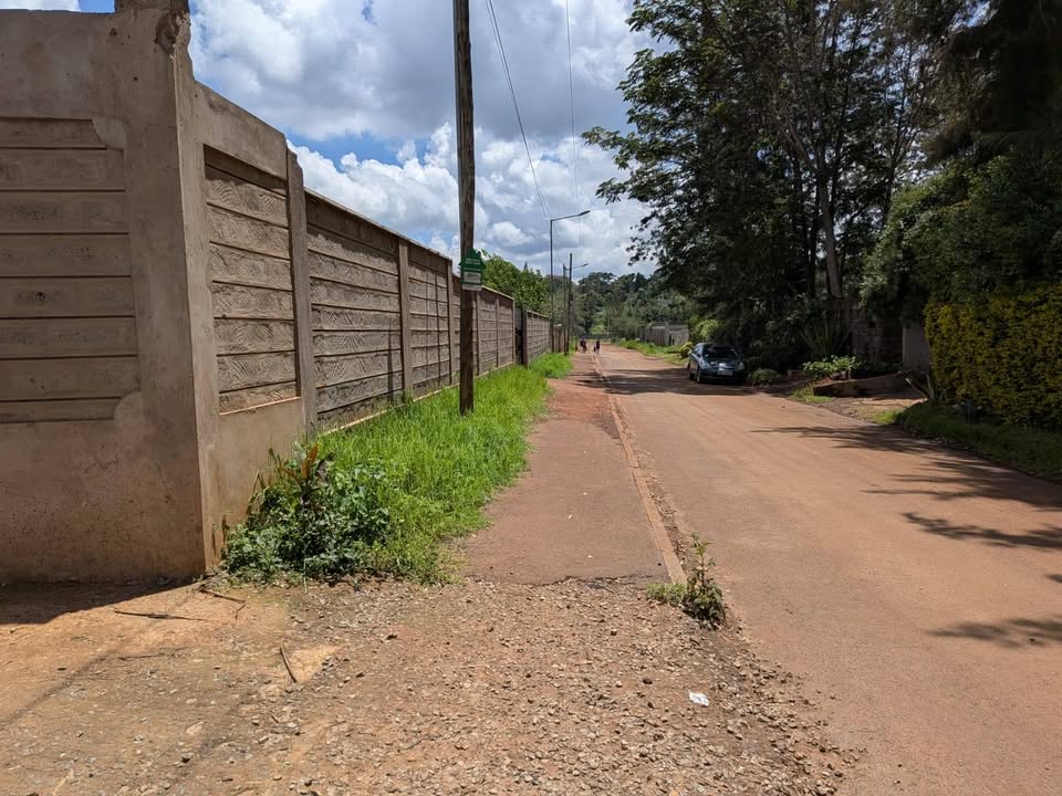 ½ acre with perimeter wall for sale in Loresho Image