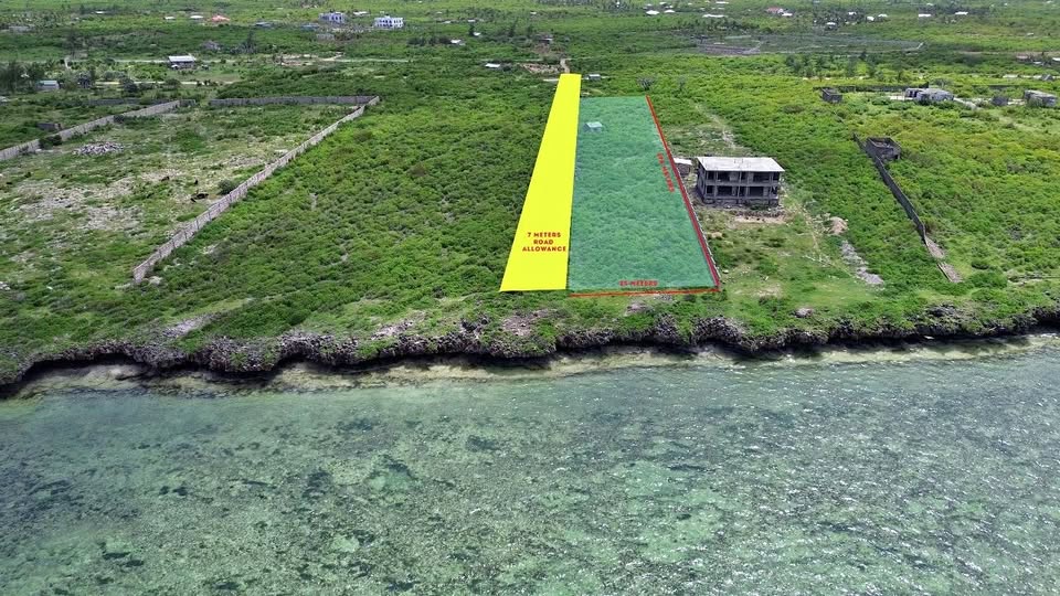 Beach Front 1 Acre For Sale in Watamu, Malindi