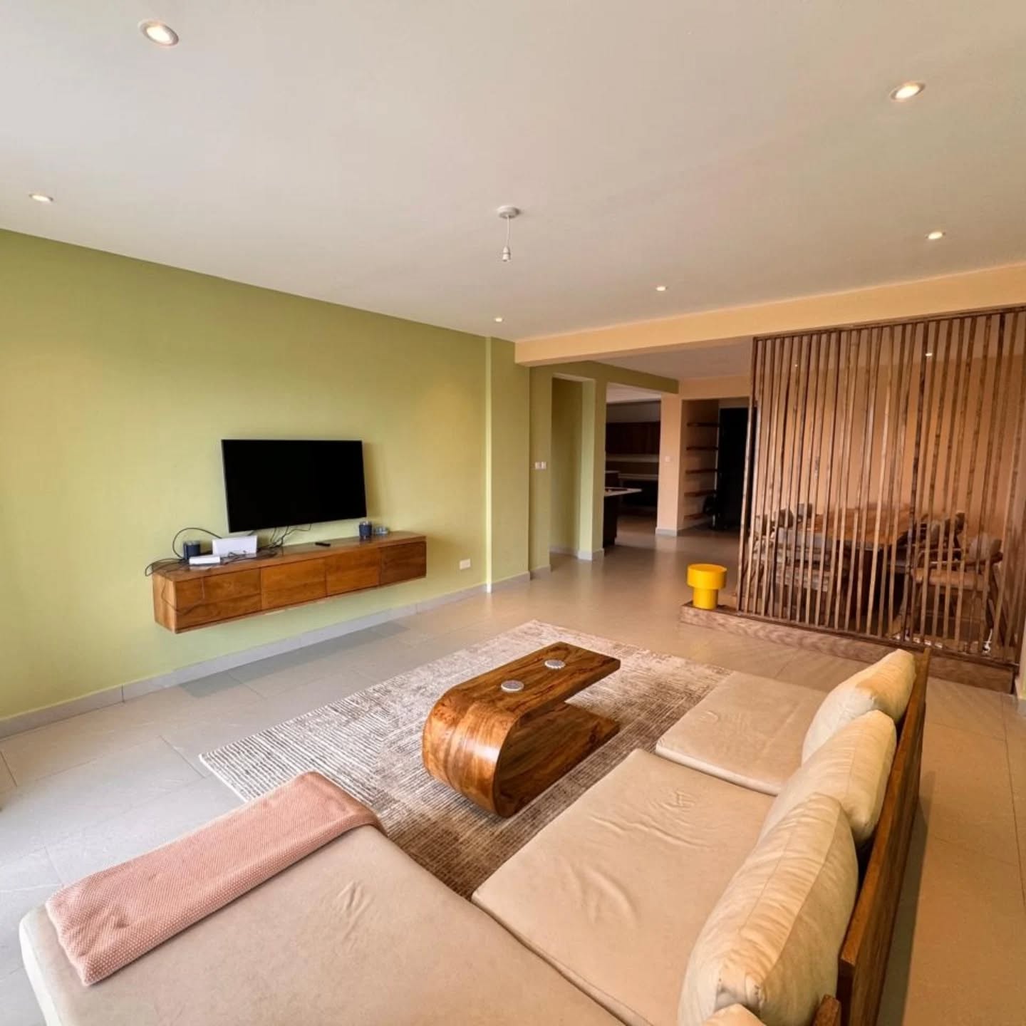 Brand New Fully Furnished 3-Bedroom + SQ Apartment (High Floor) To Let in General Mathenge