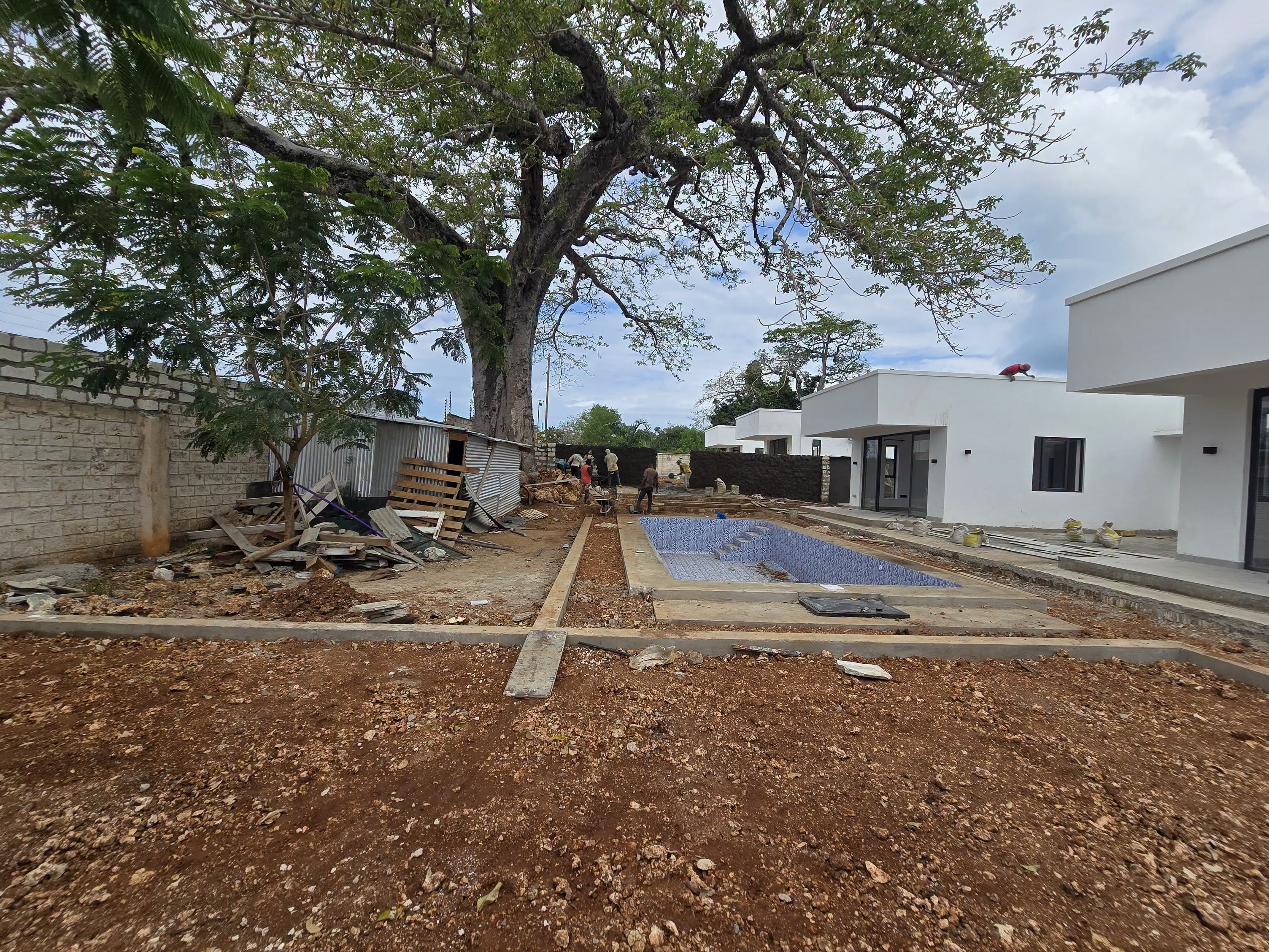 Contemporary 3 Bedroom Flat-Roof Villas for Sale in diani Image