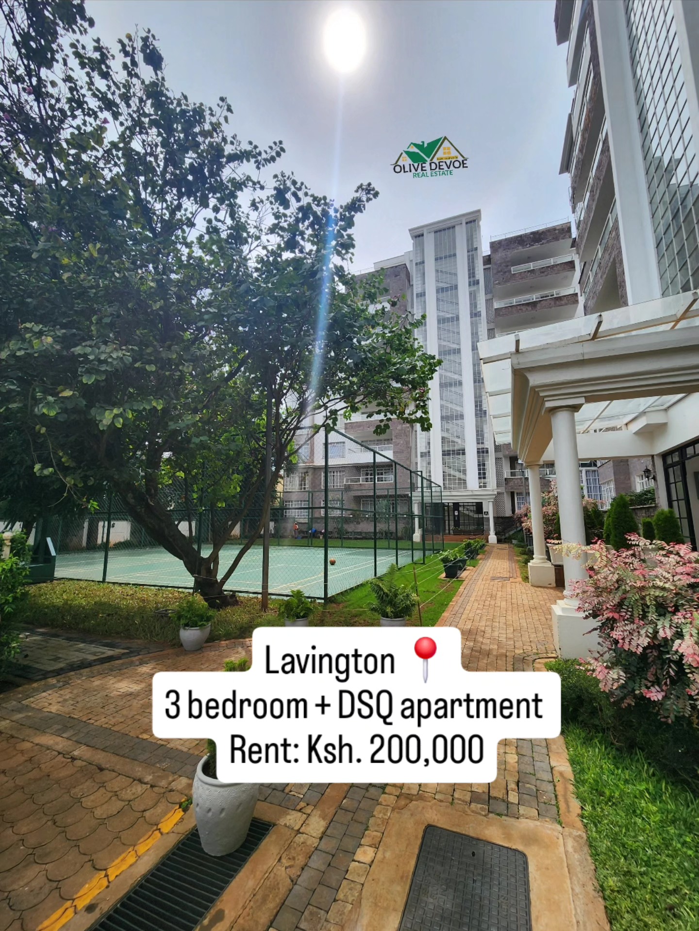 exquisite 3 bedroom apartment + dsq  in the leafy surbub of Lavington
