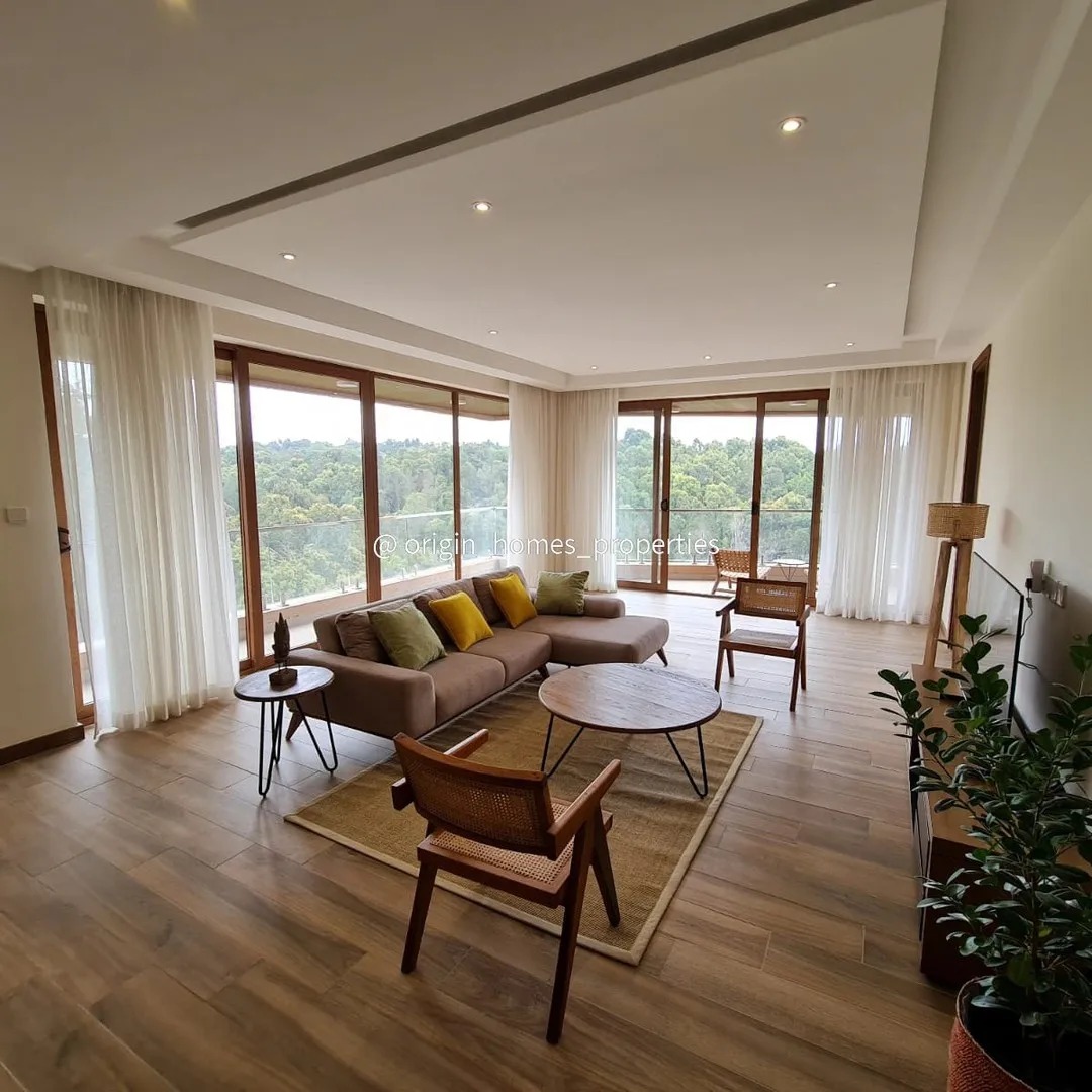 Exquisite 3-Bedroom Furnished Modern Apartment For Rent in Westlands