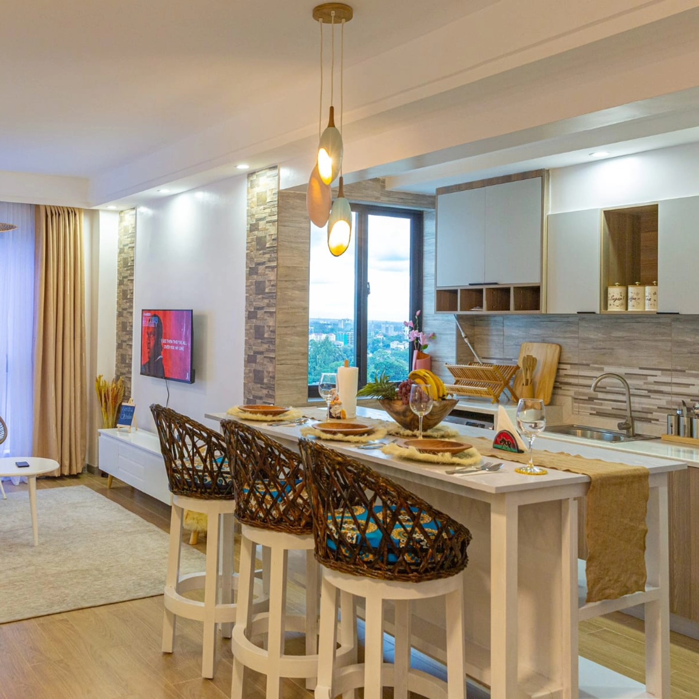 Fully furnished 1 bedroom apartment for rent in Kileleshwa