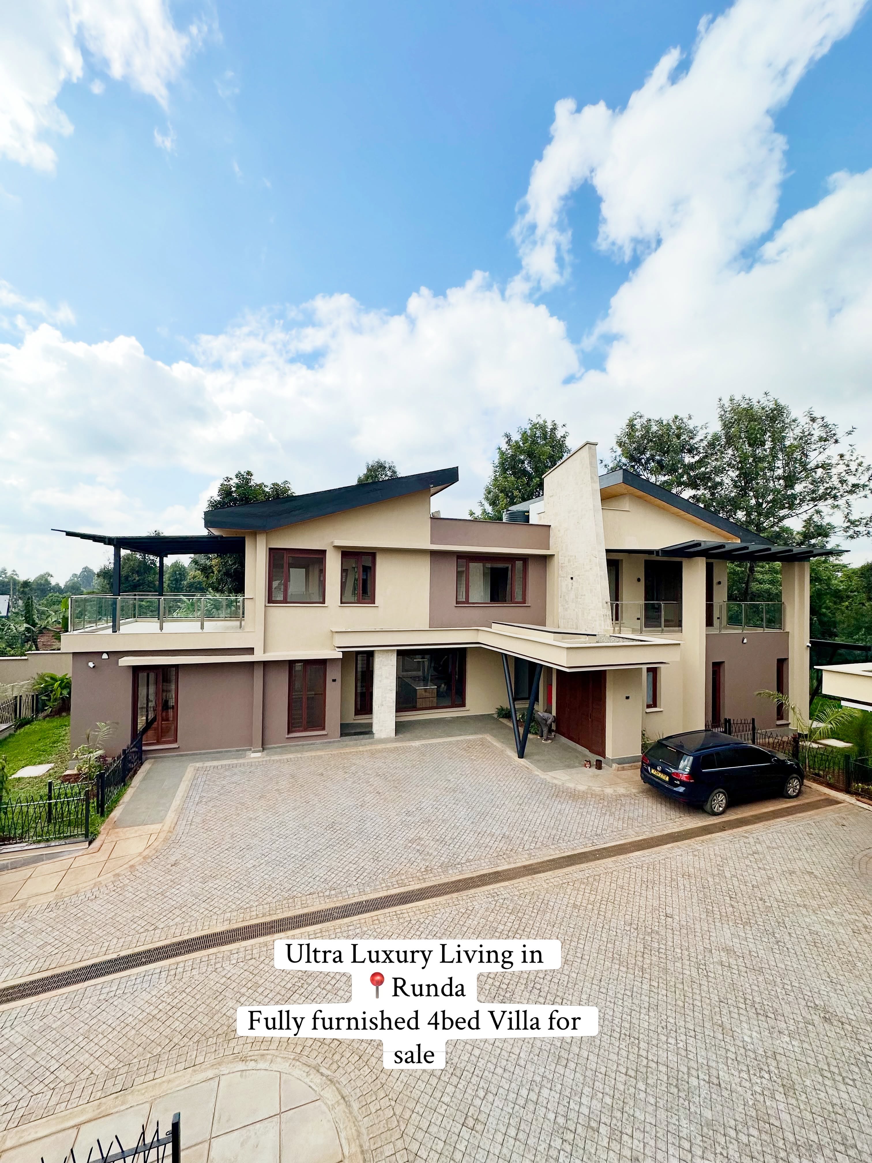 Fully furnished 4 bedroom Luxury forest-edge villa for sale in Runda UN Blue Zone