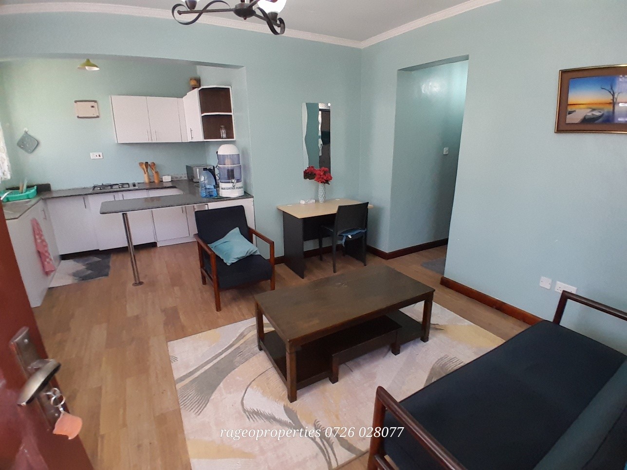 FULLY FURNISHED & SERVICED 1 BEDROOM GUEST WING TO LET – KAREN