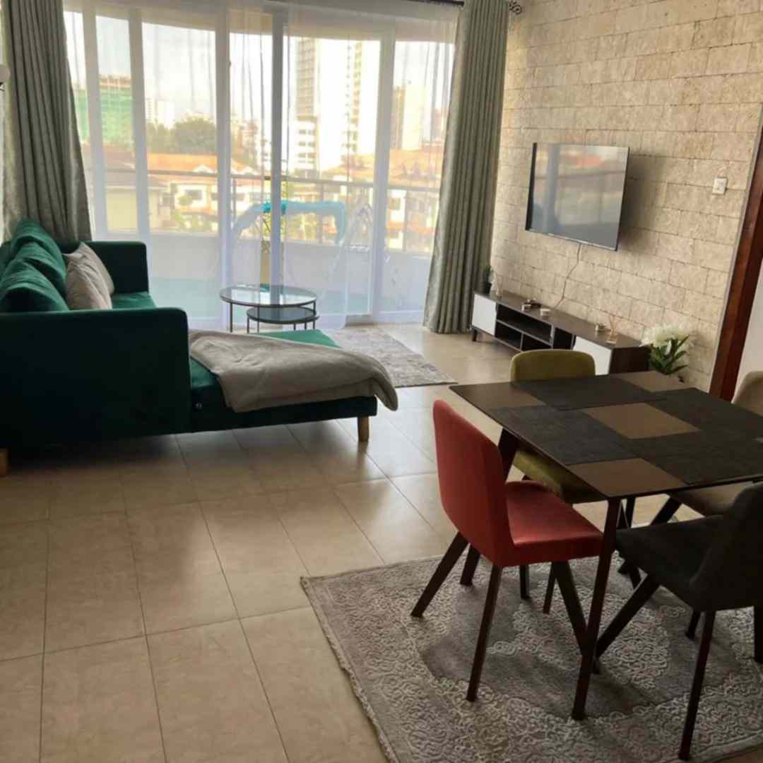 2 bedroom furnished apartment for rent in Kilimani