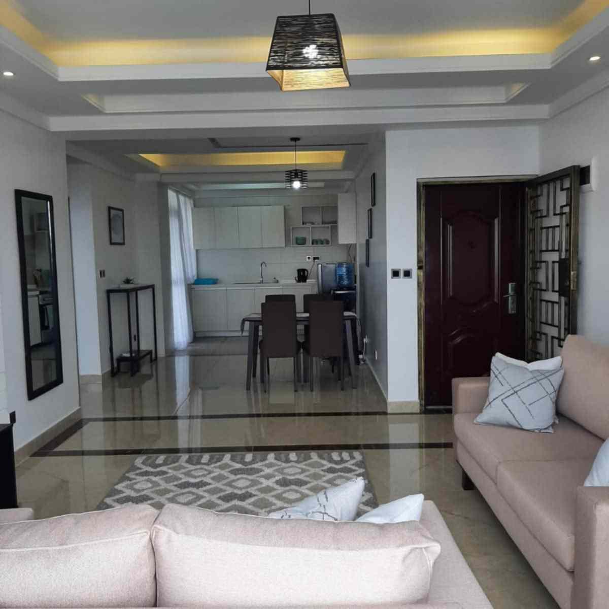 Furnished 2 bedroom apartment for rent in Kilimani Ngong road