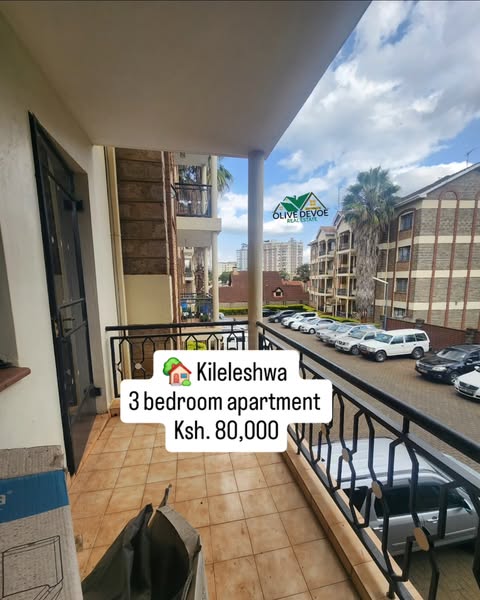 Homely 3 bedroom apartment for rent in Kileleshwa