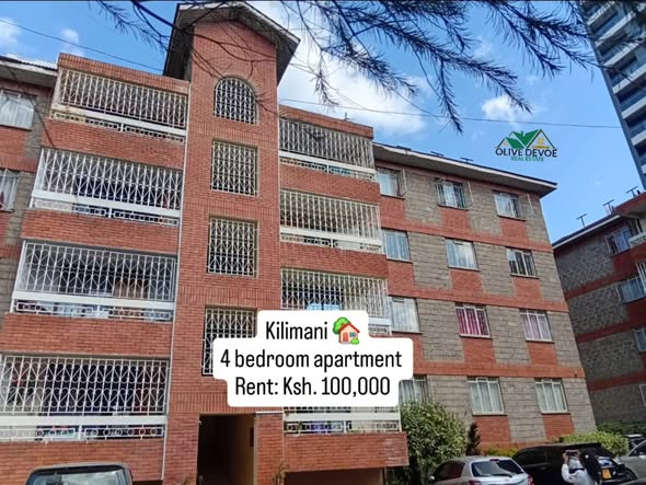 Homely 4 bedroom apartment to let, near yaya center.