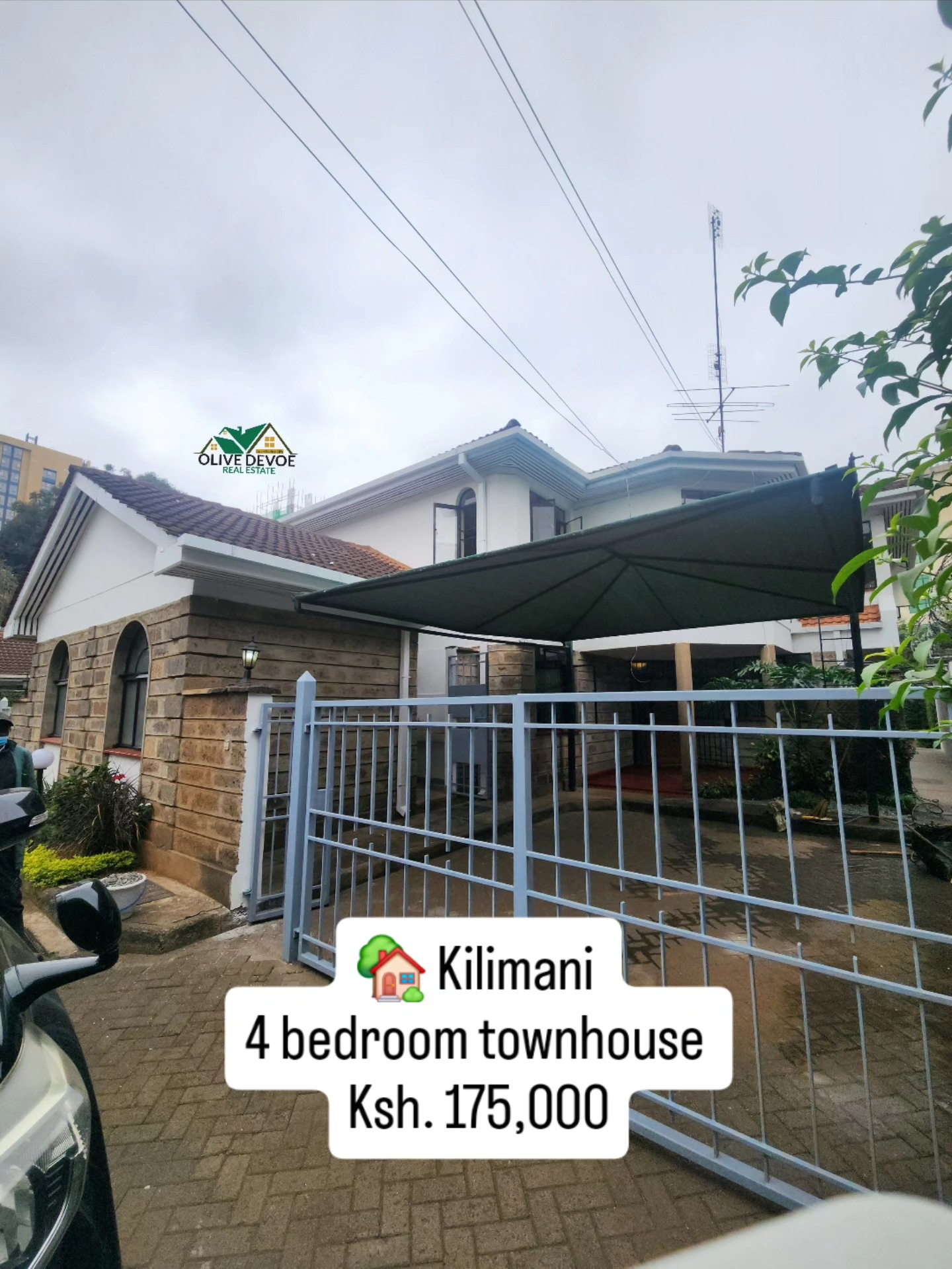 Homely 4 Bedroom Townhouse To Let in Kilimani