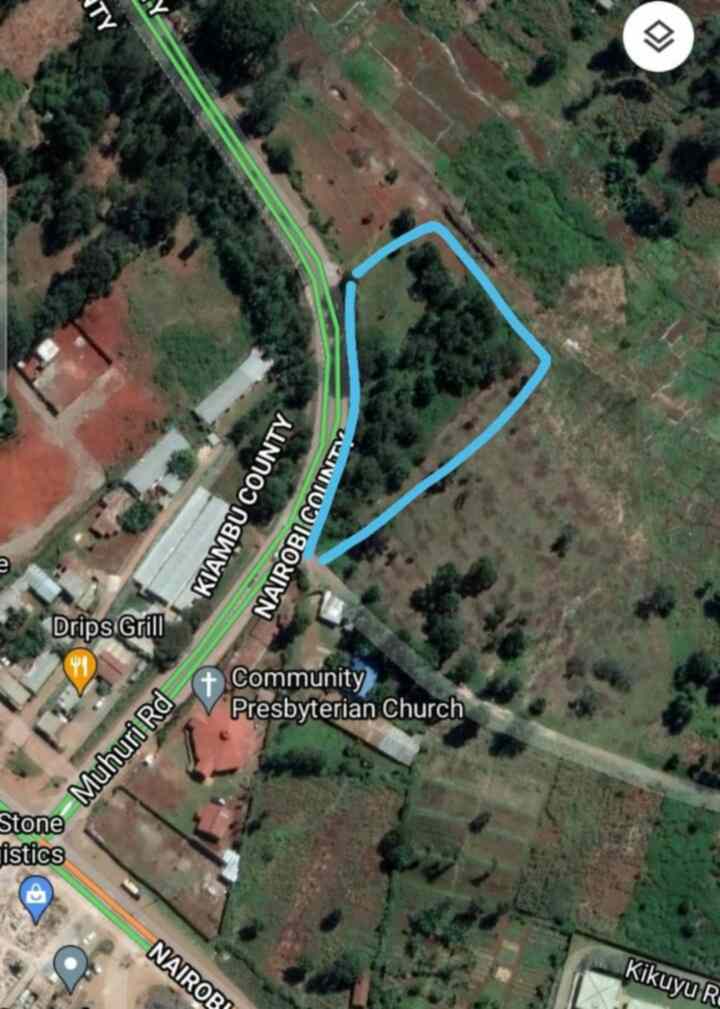 0.75 acre land for lease along Muhuri road Dagoretti off Kikuyu rd