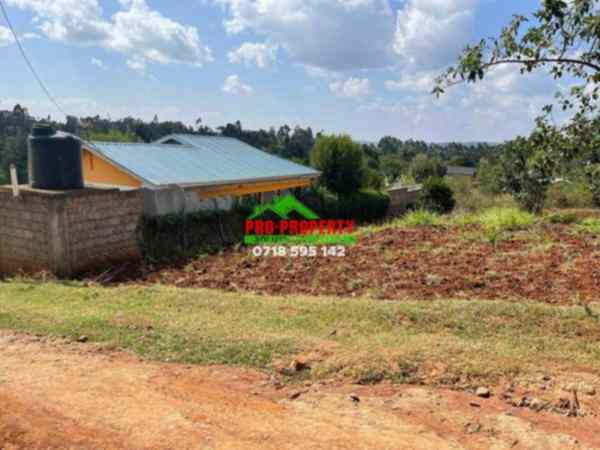 50 by 100 plot for sale in Kikuyu Gikambura