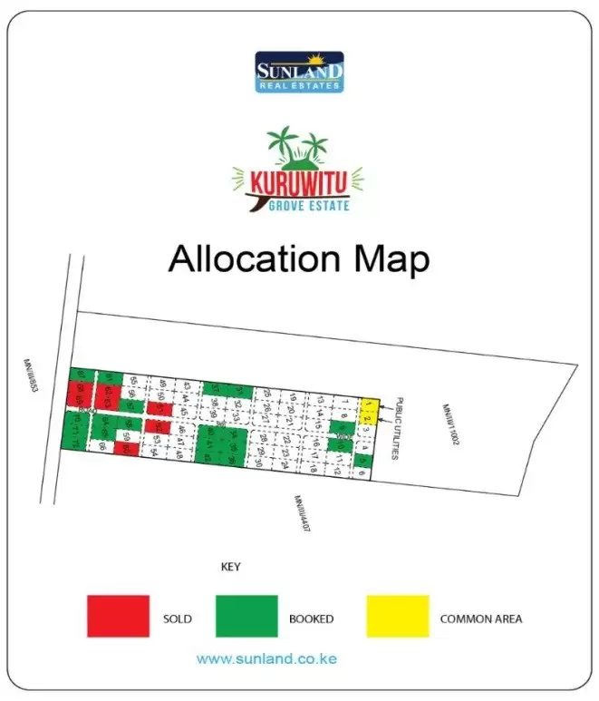 40 by 90 plots for sale in Juja Juja Farm Image