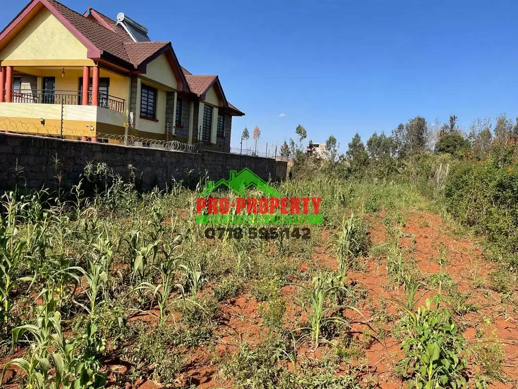 50 by 100 plot for sale in Kikuyu Gikambura Image