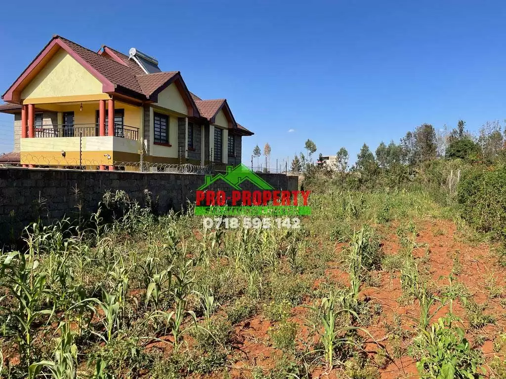 50 by 100 plot for sale in Kikuyu Gikambura Image