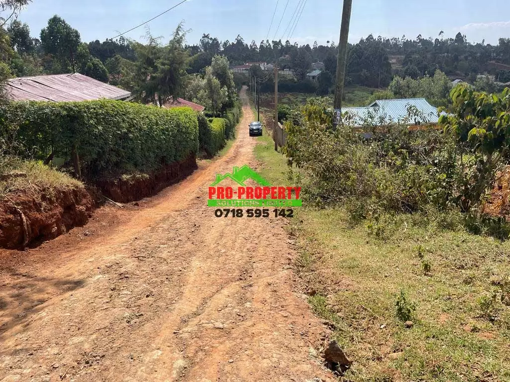 50 by 100 plot for sale in Kikuyu Gikambura Image