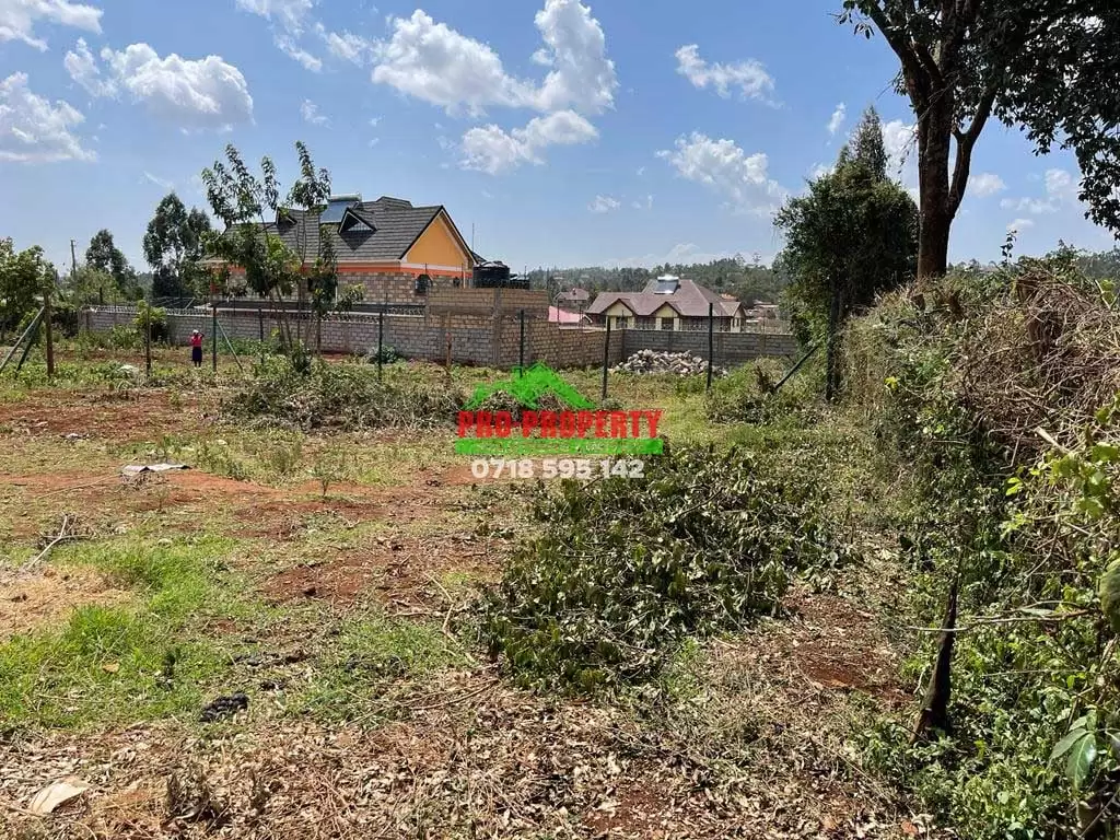 50 by 100 plot for sale in Kikuyu Gikambura Image