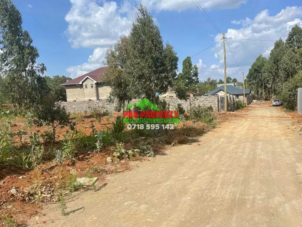 50 by 100 plot for sale in Kikuyu Kamangu Image