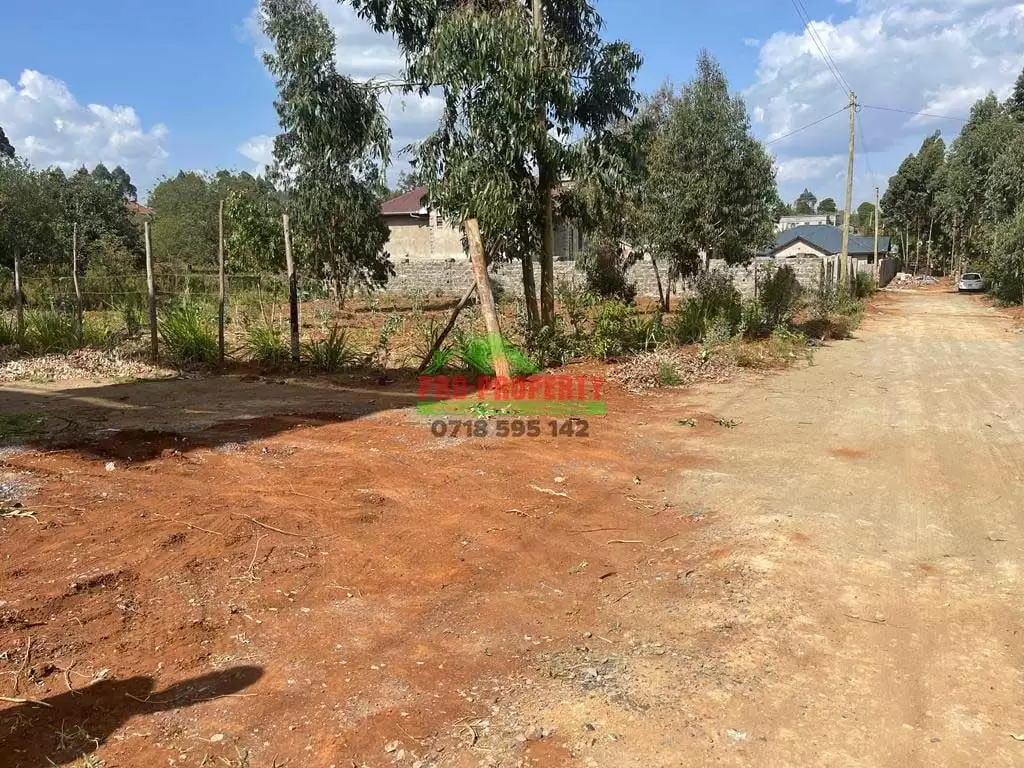 50 by 100 plot for sale in Kikuyu Kamangu Image