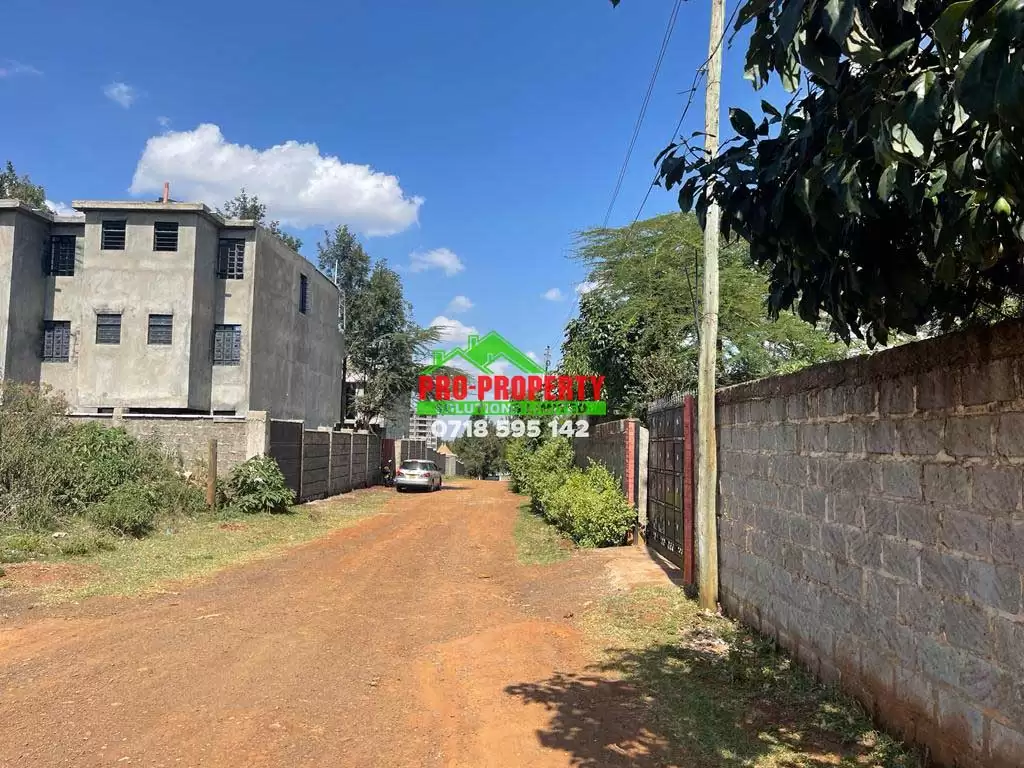 50 by 100 plots for sale in Kikuyu Thogoto Image