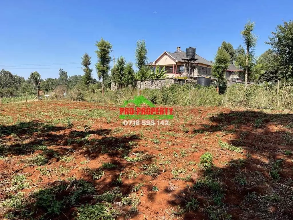 70 by 100 plots for sale in Kikuyu Gikambura Image