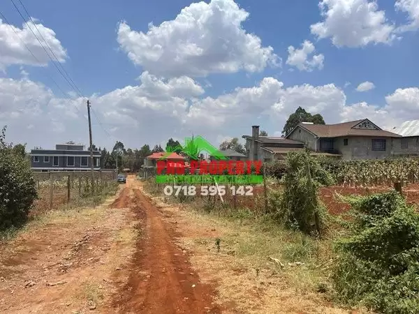 70 by 100 plots for sale in Kikuyu Gikambura Image