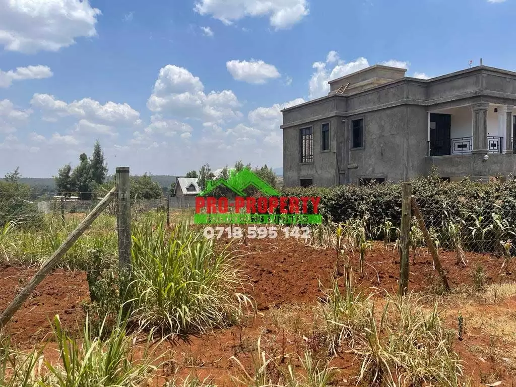 70 by 100 plots for sale in Kikuyu Gikambura Image