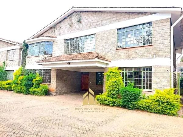 magnificent four-bedroom townhouse to let in Kilimani.